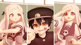 | MMD ᴴᴰ | Jibaku Shounen Hanako-kun | Ninja Re Bang Bang