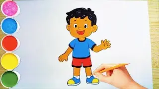 Drawing a man easy || How to draw a man