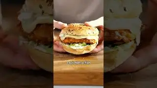 Domowy Filet o Fish 🍔 #filetofish #burger #cheeseburger #fastfood #przepisy #fitprzepisy #wiemcojem