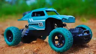 Remote Control Monster Truck Offroad High Speed Track Toy Unboxing & Testing- Redkash Tv