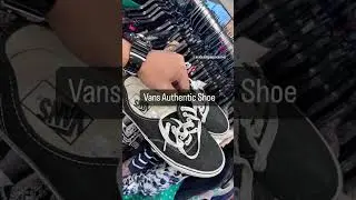 Vans Authentic Shoe Black #fypシ #vansauthentic #vansoriginal #goodwill #thriftfinds #cla