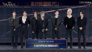 ENHYPEN acceptance speech for their 'Icon Of The Year (DAESANG)' award at 2025 TMA 🏆