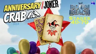 Anniversary/Joker Mega Crab Stages 40-70 | Boom Beach (7 April 2024)