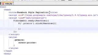 How to create facebook or twitter style pagination in your PHP application ( Using jQuery )
