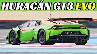Lamborghini Hurac&aacute;n GT3 EVO Test Days at Paul Ricard Circuit - 5.2-Litre V10 N/A Engine Sound!