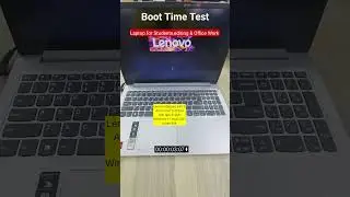 Best Laptop under 30k | Amd ryzen 3 7320u | lenovo ideapad slim 3 | Windows 11 booting speed test