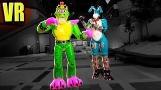 VR Гига Монти защищает охранника в торговом центре Бонелаб FNAF COOP BONELAB Mod