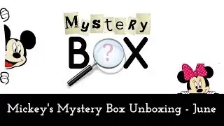Mickey's Mystery Box Unboxing - June Edition