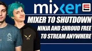 TFUE and Other Streamers Reaction to Ninja and Shroud Leaving Mixer (mixer is shutting down)