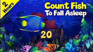 Count Fish To Fall Asleep 😴 Bedtime Lullaby. Calming Undersea Animation For Babies To Go To Sleep 🐠