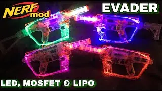 Nerf Modulus Evader LED Lipo und Mosfet Mod