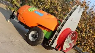 trailer type orchard sprayer with tower #sprayer