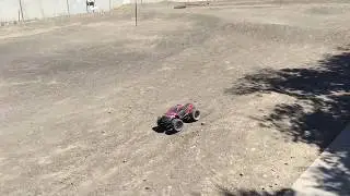 Baseltek NX2 aka HSP Grampus $80 Brushless 2WD 1/10 Monster Truck - Dirt Track Run and Bash