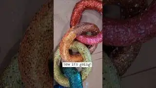 Fun with #poolnoodles & #glitter!#bulkglitters #glitter #glittermyworld