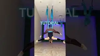 Simple but so beautiful aerial move #split #flexibility #aerialyoga #aerial #aerialtricks #флаййога
