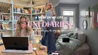 Uni diaries🌸🎀🥥🧸 productive university days | balancing studying and exams with friends and startup