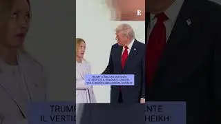 Trump accoglie Meloni al vertice per la pace: 