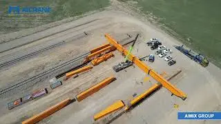 Installation of A 45 Ton RMG Crane in a Container Yard in Kazakhstan