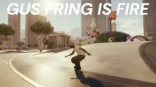 Gus firng is cooking
