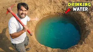 Dig Well And Drink Water Challenge 😱 - कुआँ खोद के पानी पियो | Day 1