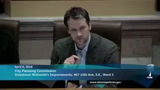 Sam Rockwell argues against expansion of drive-thru - Dinkytown McDonald's