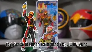 No 1. Sentai Gozyuger Gozyu Wolf Action Hero Figure Unboxing & Toy Review
