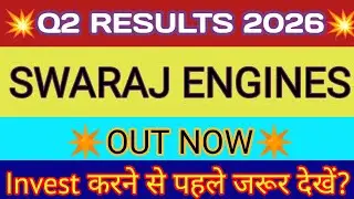 Swaraj Engines Q2 Results 2025🔴 Swaraj Engines Share Latest News 🔴 Swaraj Engines Share