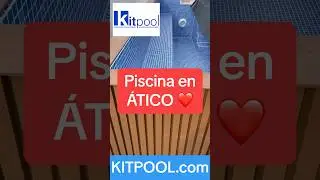 #piscina #atico ,obra nueva y #constructora ha reforzado para soportar 5.000kgs/m2 #piscinaelevada