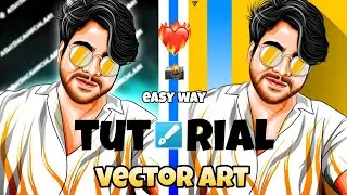LEARN VECTOR ART LIKE TEJAS ILLUSTRATOR STEP BY STEP || FULL TUTORIAL BY UJWALL_ILLUSTRATOR 🔥⚡
