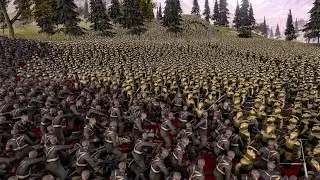 20 000 Nazi Zombies VS 20 000 Elf Warrior No Shields! Ultimate Epic Battle Simulator 2 - UEBS 2