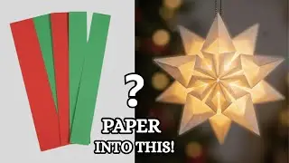 DIY Paper Snowflakes, Step by Step Paper Cutting Tutorial for Christmas Decoration & Winter Crafts