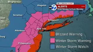 Blizzard, winter storm warnings for NYC and the Tri-State | How much snow to expect