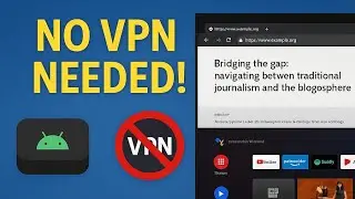 Bypass Website Blocks on Android TV Without VPN! | byeDPI App Review