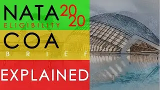 NATA EXAM 2020 ELIGIBITILY EXPLAINED & COA BRIEFED | REQUIREMENT OF NATA | NATA 2020