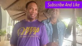 Enjoying Lunch With Kevin Another Subscriber Of The Dominican Route
