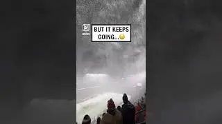 Heavy Snow Fall At Football Game 😲🌨️ (🎥: IG/ clarearline)