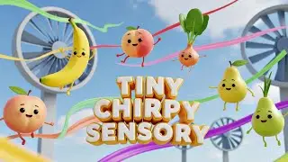Baby Sensory - Colors, Music and Fun Animation | High contrast animation with cute sounds