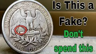Сколько сегодня стоит монета в один доллар 1865 года? Подделка ли это?