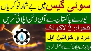Sui Gas Company Jobs 2025 | Govt Jobs in Pakistan | Apply Now