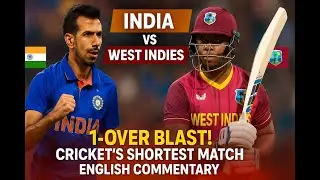 India vs West Indies 🏏 1-Over Match Highlights | Chahal Magic ✨ | Anand Kumar Thakur @anandtika8013