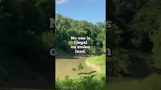 No one is illegal on stolen land. 💜