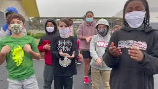Del Paso Manor Elementary School students sing and sign song titled Thanks a lot