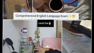 انسانة تحاول تتعلم لغة انجليزية 🙅🏻‍♀️امتحان لغة انجليزية شامل 😬المستوى الاول1️⃣ تجهزوا معي للامتحان