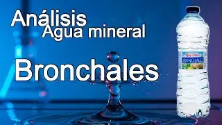 Agua mineral Bronchales an&aacute;lisis con JBL