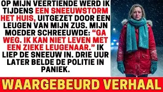 MIJN MOEDER GELOOFDE EEN LEUGEN EN ZETTE ME BUITEN IN DE SNEEUW