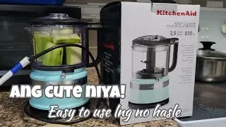🇨🇦My Review for KITCHENAID MINI FOOD CHOPPER/ang cute niya gamitin love it hehehe