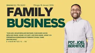 Ibadah Raya 3 - (Pdt. Joel Berhitoe) - 18 Januari 2026 - Live Streaming
