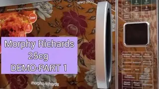 Live How to Preheat Morphy Richards microwave oven / Fully watch review.