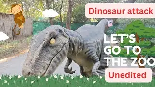 Dinosaur 🦖 park 🏞️ Chattbir Zoo || Complete Dinosaur activities || Full unedited video with full fun