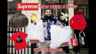 SUPREME WEEK 0/1 SS19 LONDON INSTORE PICKUPS! + STOCKX POPUP